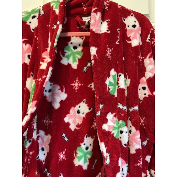 Holiday fuzzy bathrobe - Picture 4 of 5